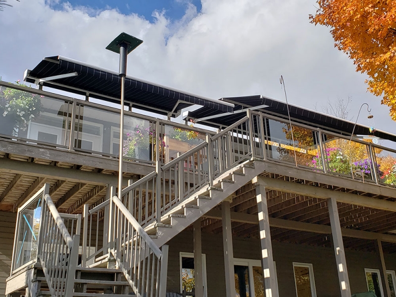 Retractable Awnings Lester Awnings and Shade Solutions Serving