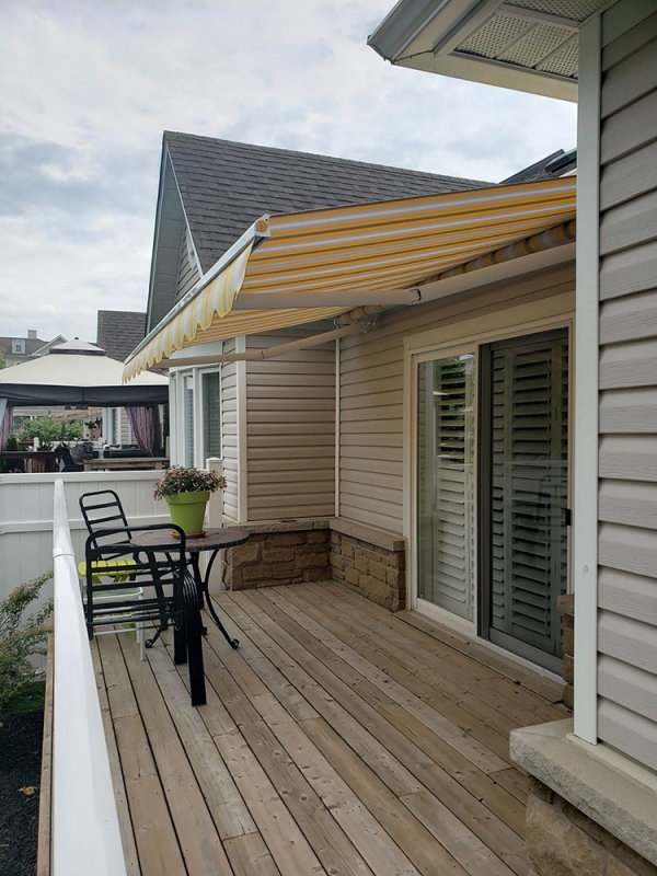 Retractable Awnings Lester Awnings and Shade Solutions Serving
